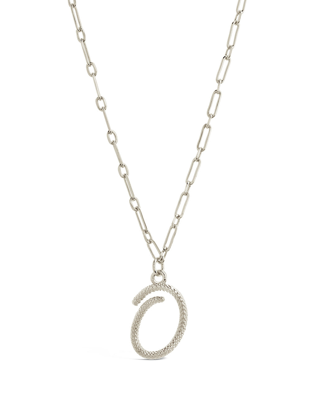 COACH Silver-Tone Signature C Charm Starter Chain Link Pendant Necklace,  16